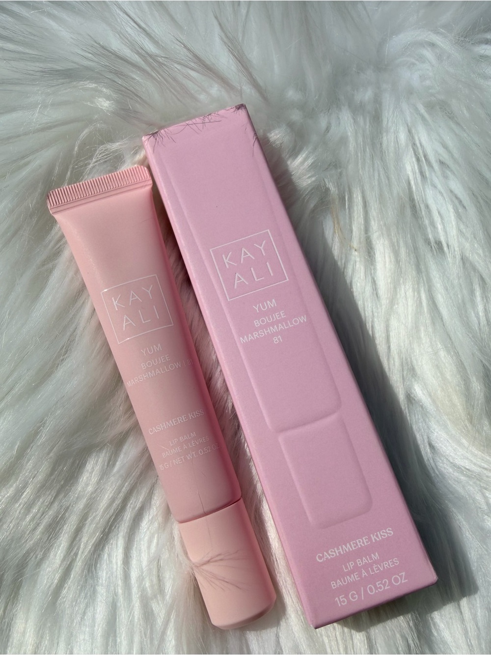 Cashmere Kiss Yum Boujee Marshmallow Lip Balm - Pink